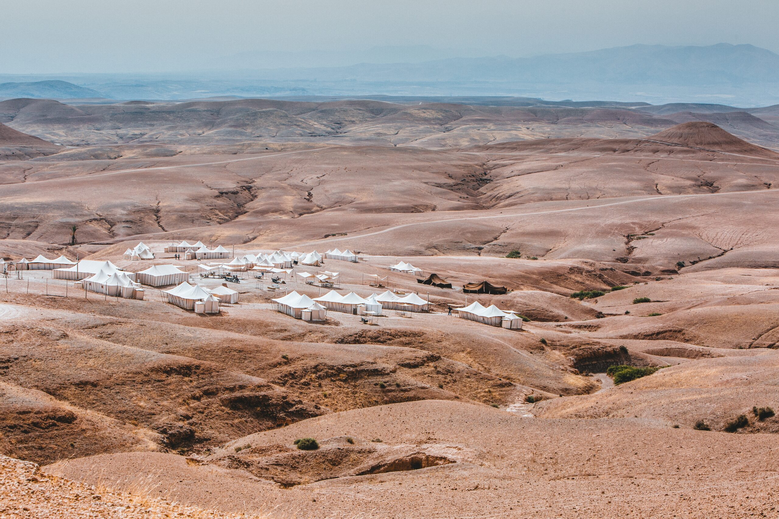 Moroccan Desert Luxury Tents next to Marrakech